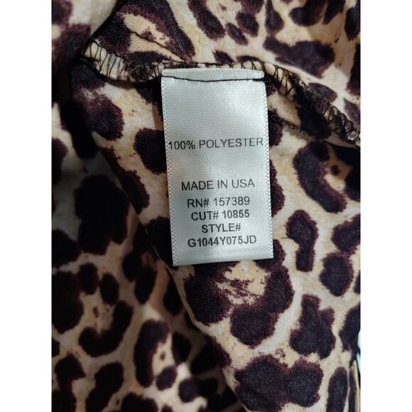 Altar'd State Leopard Print Slip Skirt size S Baddie - Picture 3 of 3